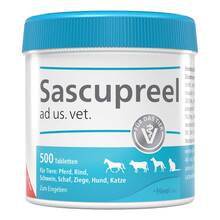 Abbildung: Sascupreel ad us.vet.Tabletten 500 St, Tabletten PZN 16141116 