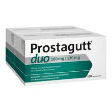 Abbildung: Prostagutt duo 160 mg / 120 mg Weichkapseln 200 St, Weichkapseln PZN 16151770 