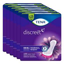 Abbildung: Tena Discreet Inkontinenz Einlagen normal night 6X20 St PZN 16169646 