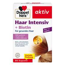 Abbildung: Doppelherz Haar Intensiv + Biotin Kapseln 80 St, Kapseln PZN 16170135 