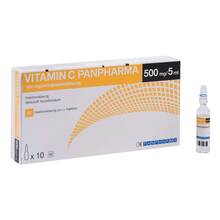 Abbildung: Vitamin C Panpharma 100 mg / ml Injektionslösung 10X5 ml, Injektionslösung PZN 16200474 