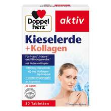 Abbildung: Doppelherz Kieselerde + Kollagen Tabletten 30 St, Tabletten PZN 16322237 