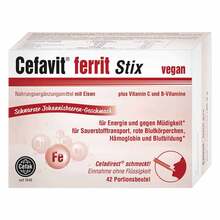 Abbildung: Cefavit ferrit Stix Granulat 42 St, Granulat PZN 16333235 