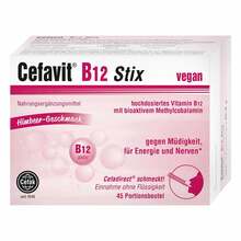 Abbildung: Cefavit B12 Stix Granulat 45 St, Granulat PZN 16333270 