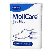Abbildung: MOLICARE Bed Mat Eco 9 Tropfen 60x90 cm 5 St PZN 16349992 