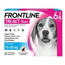 Abbildung: Frontline Tri-Act Lösung z.Auftropfen für Hunde 10-20kg 6 St, Lösung PZN 16359884 