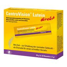 Abbildung: Centrovision Lutein direkt Granulat 28 St, Granulat PZN 16360309 