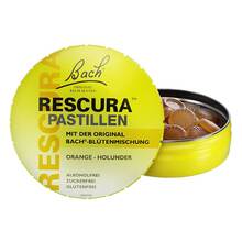Abbildung: Bachblüten Original Rescura Past.Orange-Holunder 50 g, Pastillen PZN 16391712 