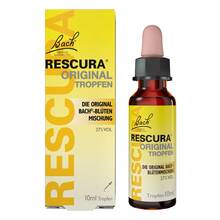 Abbildung: Bachblüten Original Rescura Tropfen mit Alkohol 10 ml, Tropfen PZN 16391936 