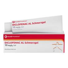Abbildung: Diclofenac AL Schmerzgel 10 mg / g 100 g, Gel PZN 16400730 
