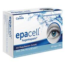 Abbildung: Epacell Augenkapseln mit Maquibeere Dha + Epa 60 St, Kapseln PZN 16400960 