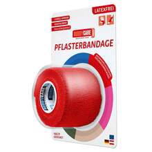 Abbildung: Pflasterbandage latexfrei Buddycare Med rot 1 St PZN 16502560 