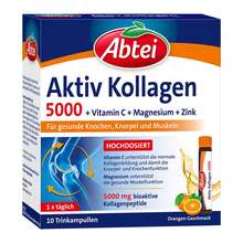 Abbildung: ABTEI Aktiv Kollagen 5000 Trinkampullen 10X25 ml, Trinkampullen PZN 16506397 