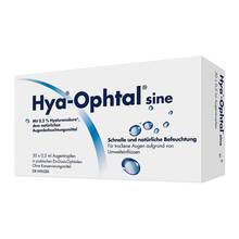 Abbildung: Hya-Ophtal sine Augentropfen 30X0.5 ml, Augentropfen PZN 16507362 