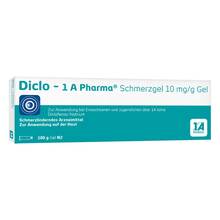 Abbildung: Diclo-1A Pharma Schmerzgel 10 mg / g 100 g, Gel PZN 16517171 