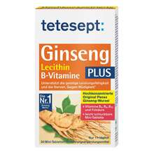 Abbildung: Tetesept Ginseng 330 plus Lecithin + B-Vitamine Tabletten  30 St, Filmtabletten PZN 16604579 