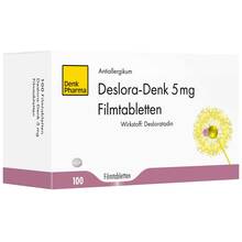 Abbildung: Deslora-Denk 5 mg Filmtabletten 100 St, Filmtabletten PZN 16606199 
