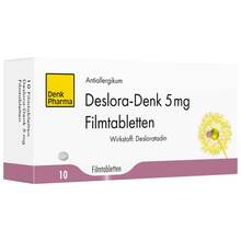 Abbildung: Deslora-Denk 5 mg Filmtabletten 10 St, Filmtabletten PZN 16617139 