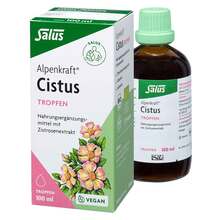 Abbildung: ALPENKRAFT Cistus-Tropfen Bio Salus 100 ml, Tropfen PZN 16624748 