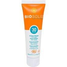 Abbildung: Bio Sonnencreme Gesicht Anti-Aging Lsf 30 Biosolis 50 ml, Creme PZN 16657742 