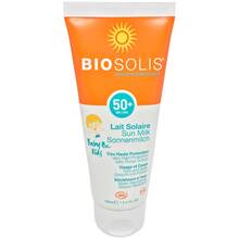 Abbildung: Bio Sonnenmilch Baby & Kids Lsf 50 + Biosolis 100 ml, Milch PZN 16657802 