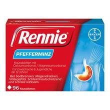 Abbildung: Rennie Kautabletten 96 St, Kautabletten PZN 16664802 