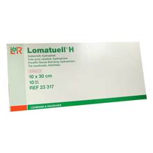 Abbildung: LOMATUELL H Salbentüll 10x30 cm steril 10 St, Verband PZN 16664943 