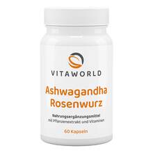 Abbildung: Ashwagandha Rosenwurz Komplex Kapseln 60 St, Kapseln PZN 16684779 