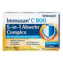 Abbildung: Tetesept Immusan C 800 5in1 Abwehr Complex Tabletten  20 St, Tabletten PZN 16700521 