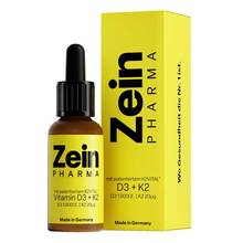 Abbildung: Vitamin D3 + K2 MK-7 Tropfen zum Einnehmen hochdosiert 25 ml, Tropfen zum Einnehmen PZN 16702951 