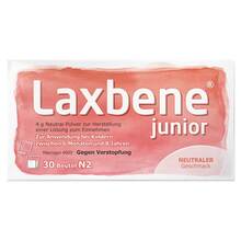 Abbildung: Laxbene junior 4 g Neutral Ple Kinder 6 Mon.-8 Jahre 30X4 g, Pulver zur Herstellung einer Lösung zum Einnehmen PZN 16703637 