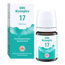 Abbildung: DHU Bicomplex 17 Tabletten 150 St, Tabletten PZN 16743111 