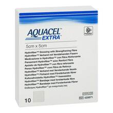 Abbildung: AQUACEL Extra 5x5 cm Verband 10 St, Kompressen PZN 16752647 