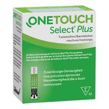 Abbildung: ONE TOUCH Select Plus Blutzucker Teststreifen 50 St, Teststreifen PZN 16754936 