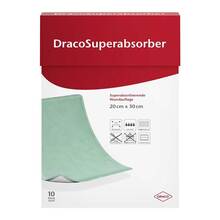 Abbildung: DRACOSUPERABSORBER 20x30 cm Wundauflage 10 St, Verband PZN 16756131 