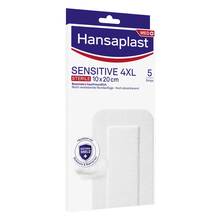 Abbildung: Hansaplast Sensitive Wundverband steril 10x20 cm 5 St, Pflaster PZN 16760090 