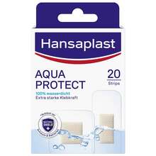 Abbildung: Hansaplast Aqua Protect Pflasterstrips 20 St, Pflaster PZN 16762433 