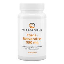 Abbildung: Trans-Resveratrol 550 mg Kapseln 60 St, Kapseln PZN 16763094 