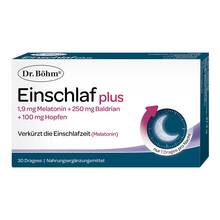 Abbildung: DR.BÖHM Einschlaf plus Dragees 30 St, Dragees PZN 16791009 