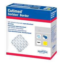 Abbildung: CUTIMED Sorbion Border Wundauflage 15x15 cm steril 12 St, Kompressen PZN 16792339 
