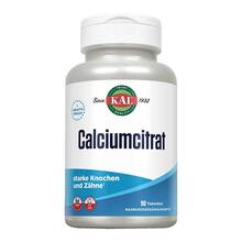Abbildung: Calcium Citrate Kal Tabletten 90 St, Tabletten PZN 16801883 