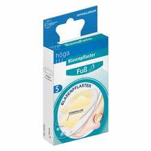 Abbildung: Blasenpflaster Fuß 3,8x7 cm Höga 5 St, Pflaster PZN 16806722 