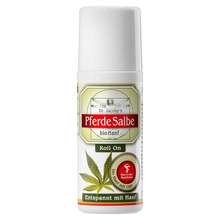 Abbildung: Pferdesalbe Apothekers Original Bio Hanf Roll-on 75 ml, Gel PZN 16812964 