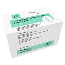Abbildung: Procain pharmarissano Ampulle 2% 2 ml Injektionslösung  50X2 ml, Injektionslösung PZN 16816293 