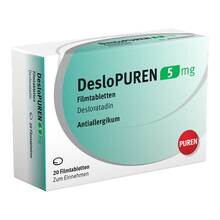 Abbildung: Deslopuren 5 mg Filmtabletten 20 St, Filmtabletten PZN 16861744 