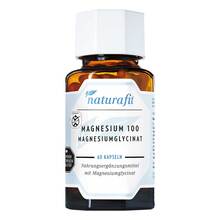 Abbildung: Naturafit Magnesium 100 mg Magnesiumglycinat Kapseln  60 St, Kapseln PZN 16864286 