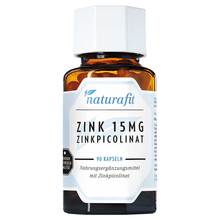 Abbildung: Naturafit Zink 15 mg Zinkpicolinat Kapseln 90 St, Kapseln PZN 16864346 