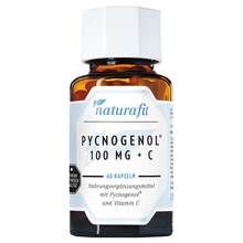 Abbildung: Naturafit Pycnogenol 100 mg + C Kapseln 60 St, Kapseln PZN 16864381 
