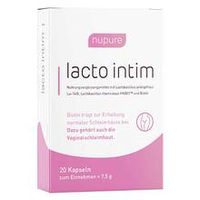 Abbildung: Lacto Intim oral Probiotikum bei bakt.Vaginose 20 St, Kapseln magensaftresistent PZN 16872328 