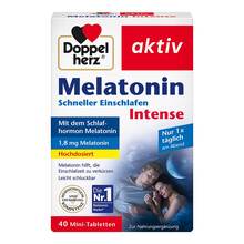 Abbildung: Doppelherz Melatonin Tabletten 40 St, Tabletten PZN 16874250 